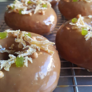 Dulcey Ganache with Green Apple and Crystalized Ginger